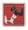 Scottie & Westie Fridge Magnet Cross Stitch Kit by Textile Heritage