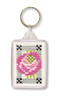 Mackintosh Rose Keyring Cross Stitch Kit by Textile Heritage