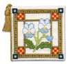 Medieval Garden Needle Case Cross Stitch Kit by Textile Heritage