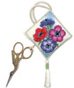 Anemones Scissor Keep Cross Stitch Kit by Textile Heritage