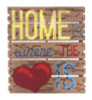 Home Is Where The Heart Is Plastic Canvas Kit