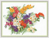 Freesias Cross Stitch Kit by Riolis