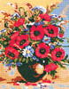 Poppies and Cornflowers Canvas only By Grafitec