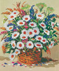 Basket of Daisies Canvas only By Grafitec