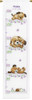 Playing Dogs Height Chart Cross Stitch Kit By Vervaco