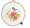 Bird and Flowers Cross Stitch Kit By Vervaco