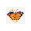 Colourful Butterflies - Red Cross Stitch Kit by Alisa