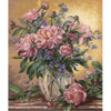 Peonies And Canterbury Bells Cross Stitch Kit by Dimensions