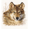 Wolf Cross Stitch Kit by Alisa