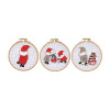 Tomte, Kettle, Sleigh Cross Stitch Kit By DMC