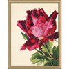 Red Rose Cross Stitch kit By Oven