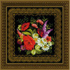 Zhostovo Painting Cushion/Panel Cross Stitch Kit By Riolis