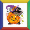 Happy Halloween Cross Stitch Kit By Riolis