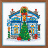 Ice Cabin Cross Stitch Kit By Riolis