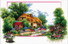 English Cottage Lane No Count Cross Stitch Kit By Riolis