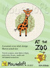 Giraffe Cross Stitch Kit by Mouse Loft