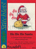 Ho Ho Ho Santa Cross Stitch Kit by Mouse Loft