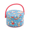 Retro Rocket Rascals  Round Sewing Box By Hobby Gift