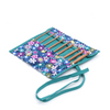 Flowers-a-Plenty  Crochet Hook Roll (Filled with Bamboo Hooks) By Hobby Gift