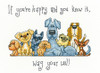 'Wag your Tail' Cross Stitch Kit By Heritage