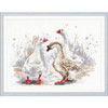 Three Cheerful Geese cross Stitch Kit by Oven