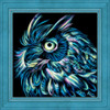 Neon Owl Diamond Painting Kit