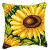 Chunky Cross Stitch Kit: Cushion: Sunflowers By Vervaco