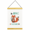 Counted Cross Stitch Kit: Banner: Be Brave By Dimensions
