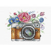 Flower Photo Cross Stitch Kit On Water Soluble Canvas by MP Studia