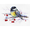 Pensive tit Cross Stitch Kit by MP Studia