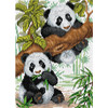 Pandas Cross Stitch Kit By MP Studia