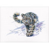 Snow Leopard Cross Stitch Kit by RTO