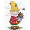 Dwarf in a yellow Hat Cross Stitch Kit by MP Studia