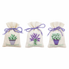 Counted Cross Stitch Kit: Pot-Pourri Bags: Provence: Set of 3 By Vervaco
