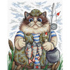 Fishing Cross Stitch Kit By MP Studia