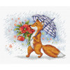 Walking in the Rain Cross Stitch Kit by Mp Studia