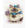 Sweet Kitty Cross Stitch Kit by MP Studia