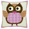 Cross Stitch Kit: Cushion: Miss Owl By Vervaco