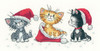 Christmas Kittens Cross Stitch Kit by Heritage Crafts