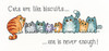 Cats and Biscuit  Cross Stitch Kit by Heritage