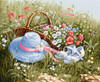 Meadow with Poppies-cross stitch kit by Luca-s