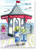 Pier Shop Cross Stitch Kit by All our yesterdays