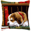 Cross Stitch Kit: Cushion: Dog Sleeping By Vervaco