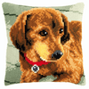 Cross Stitch Kit: Cushion: Dachshund By Vervaco