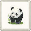 Panda Coaster Kit  By Heritage Crafts