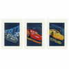 Counted Cross Stitch Kit: Cards: Disney: Cars - Screeching Tyres: Set of 3 By Vervaco