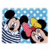 Latch Hook Kit: Rug: Disney: Mickey & Minnie: Peek-a-boo