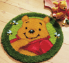 Latch Hook Kit: Shaped Rug: Disney: Winnie The Pooh