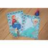 Embroidery Kit: Cards: Disney: Anna and Elsa: Set of 2 By Vervaco