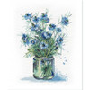 Nigella Bouquet Cross Stitch Kit by Oven